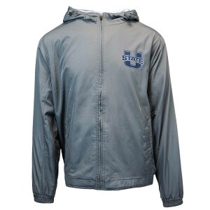 U-State Gray Fleece-Lined Jacket